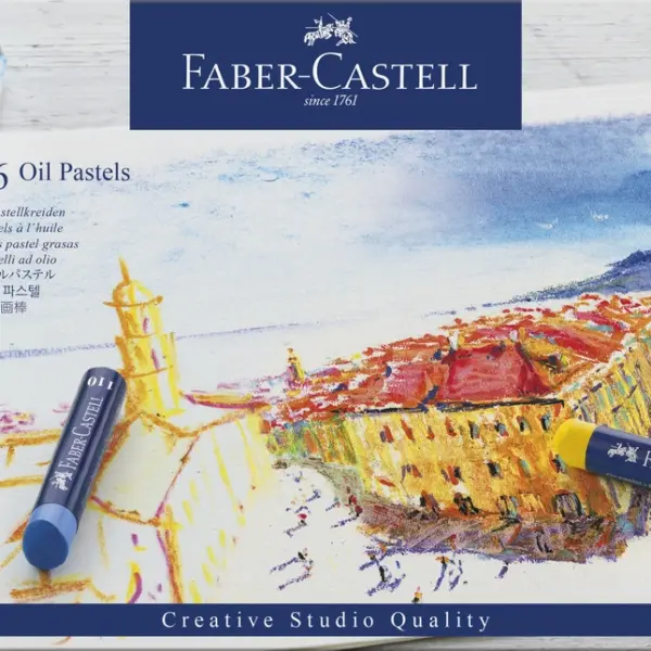 Kridt oliepastel Faber-Castell 36 stk
