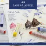 Kridt pastel soft Faber-Castell 24 ass.
