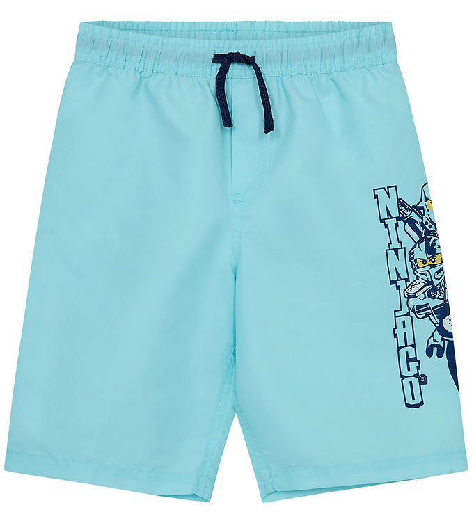 LEGO® Ninjago Badeshorts - LwAgan 306 - UV40+ - Mint m. Print LEGO® Ninjago Badeshorts - LwAgan 306 - UV40+ - Mint m. Print