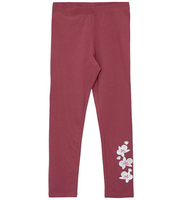 LEGO® Wear Leggings - LwPara - Rosa m. Blomster LEGO® Wear Leggings - LwPara - Rosa m. Blomster
