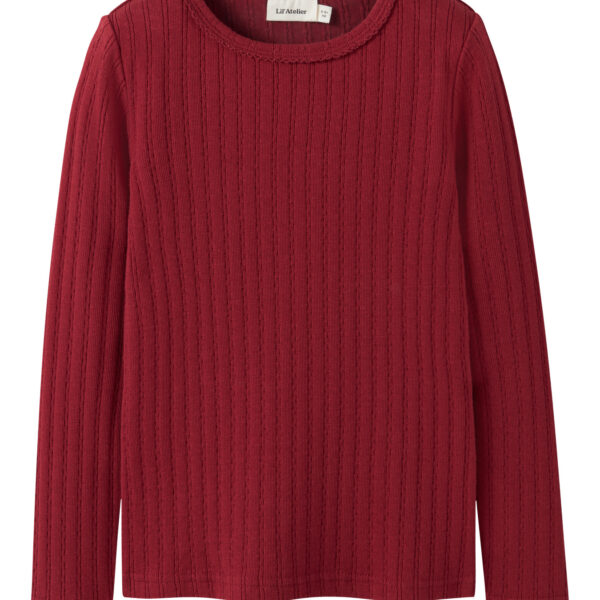 LIL ATELIER Bluse Rita Red Dahlia