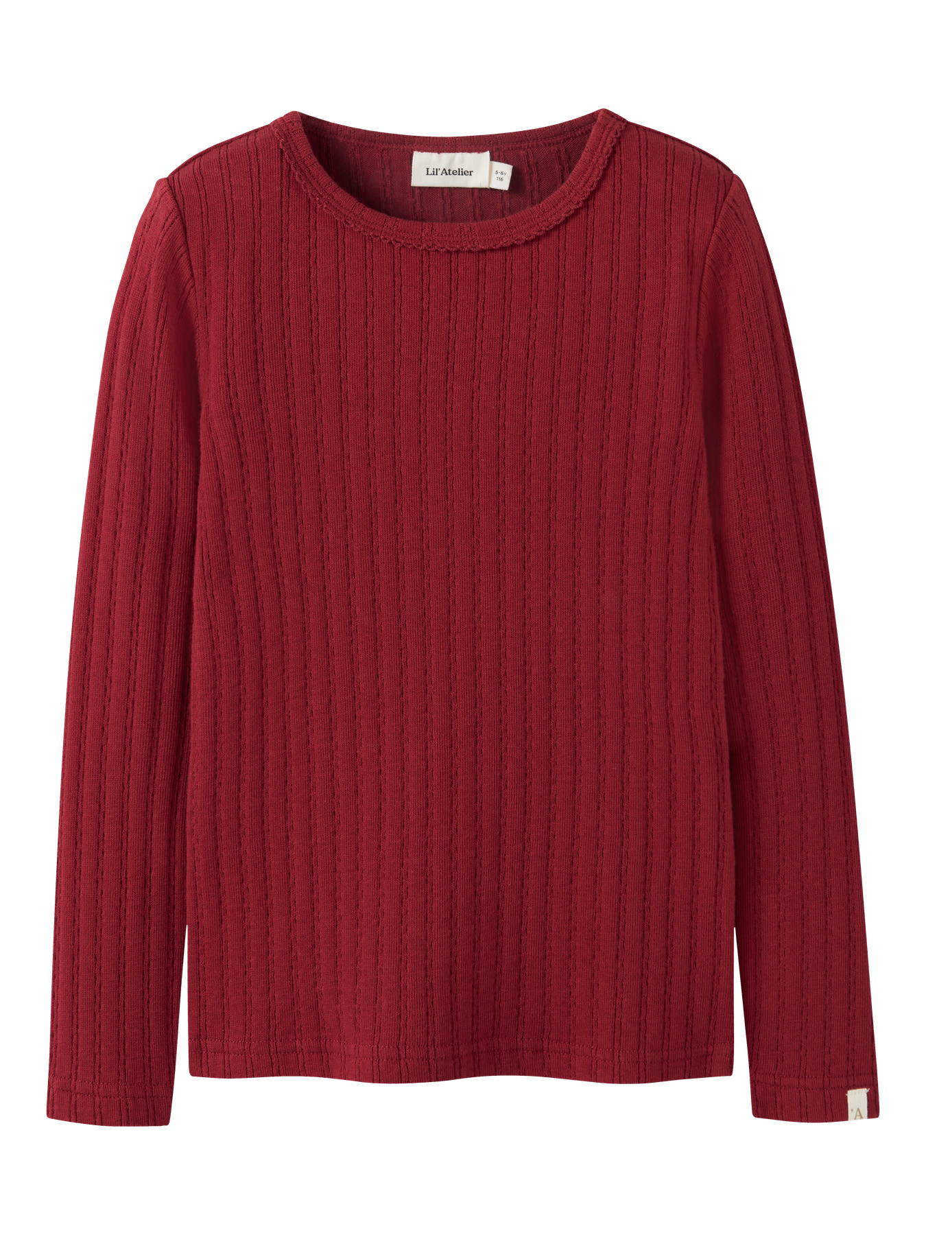 LIL ATELIER Bluse Rita Red Dahlia