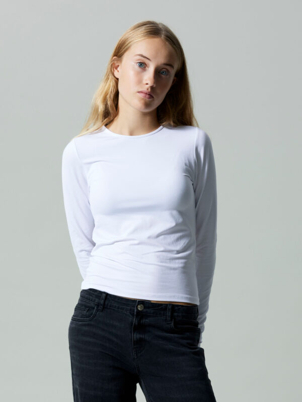 LMTD Basis Bluse Dinci Bright White