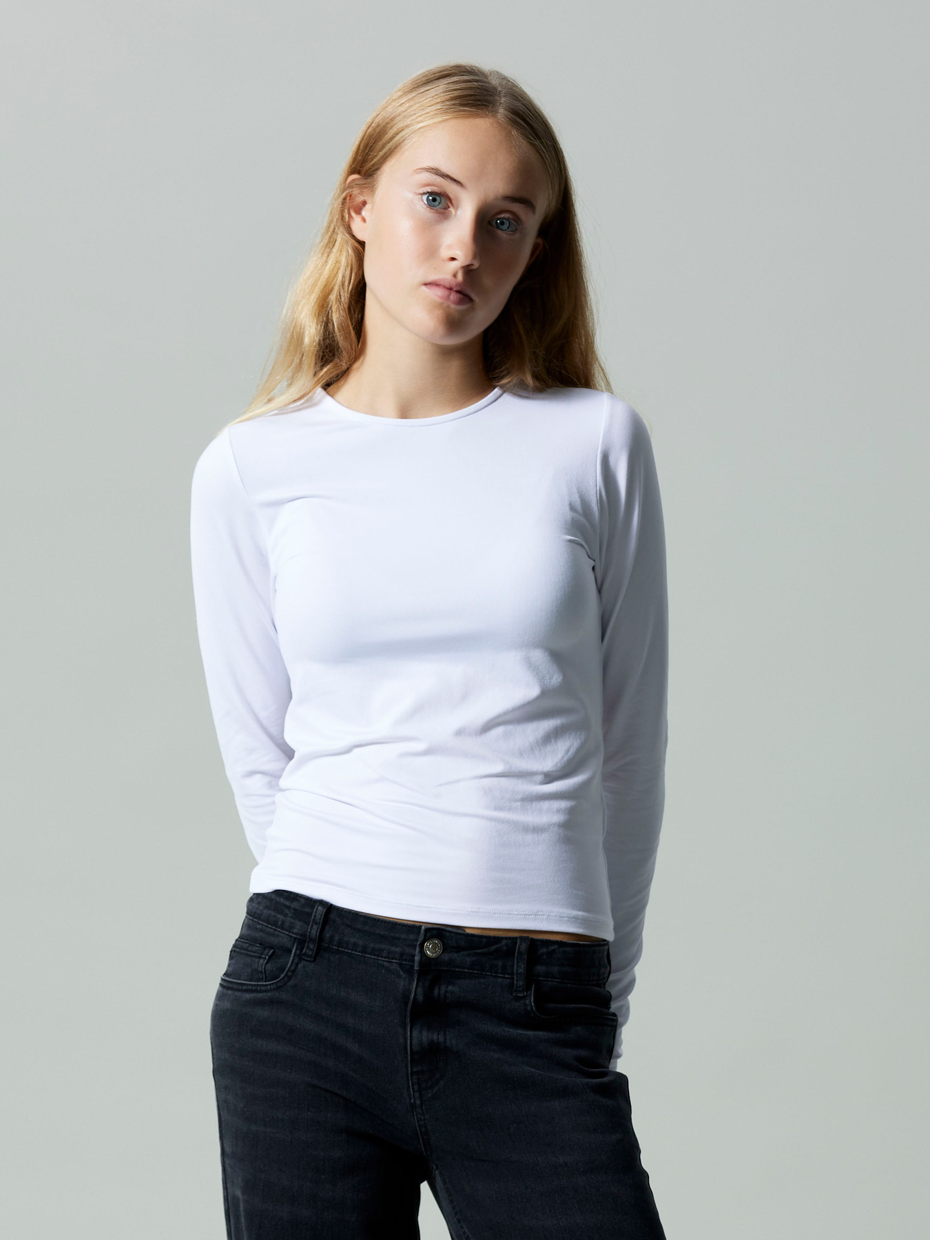 LMTD Basis Bluse Dinci Bright White