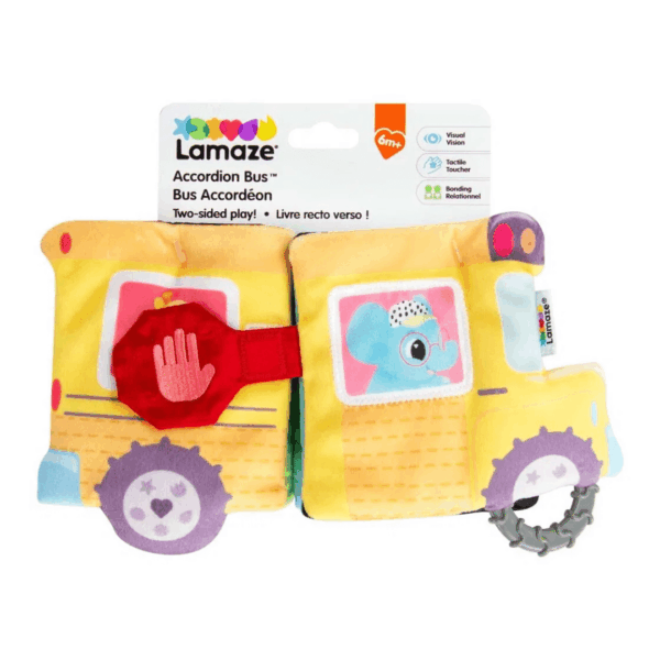 Lamaze Accordion bus - Blød kontrastbog Lamaze Accordion bus - Blød kontrastbog