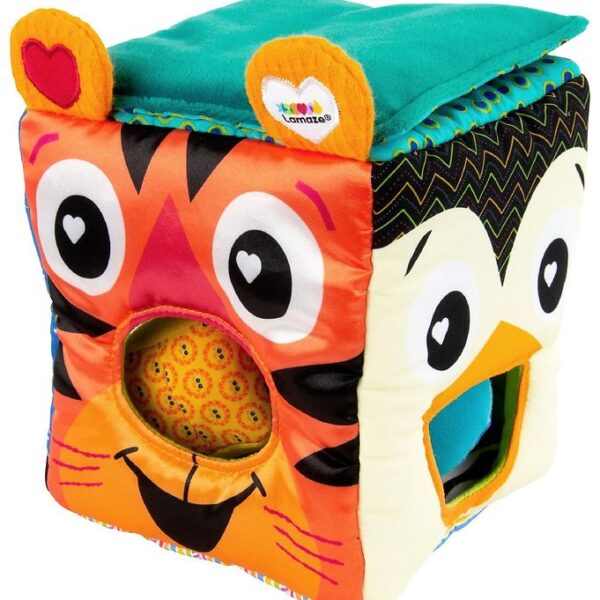 Lamaze Blød Puttekasse m. Dyremotiver - Multifarvet