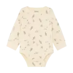 Langæarmet Body m. Print - Folkstone Gray - 90