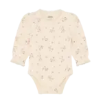 Langæarmet Body m. Print - Shadow Gray - 50