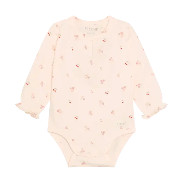 Langærmet Body - Dusty Rose - 56