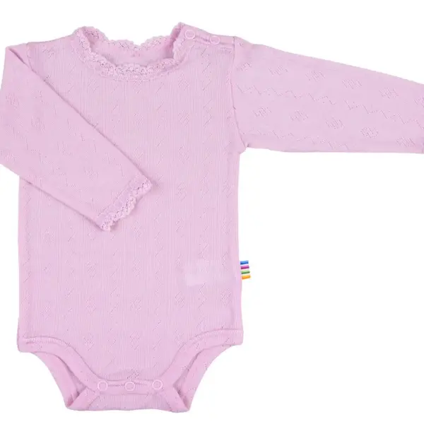 Langærmet Body - LYSERØD - 100