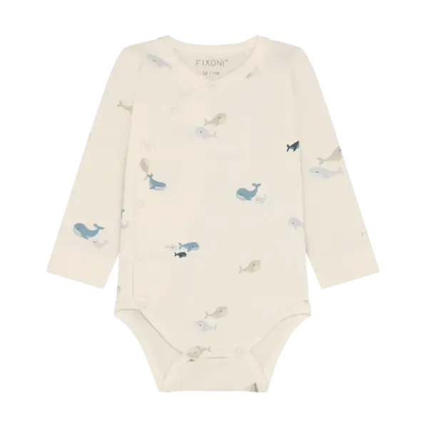 Langærmet Wrap Body - Arctic Ice - 74