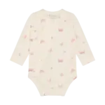 Langærmet Wrap Body - Bleached Mauve - 56