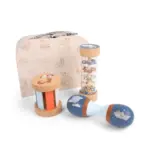 Legekuffert - Mit første sanselegetøj i træ