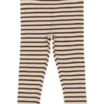 Leggings - Dark Grape/Off White - 98