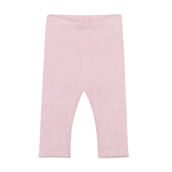 Leggings Melange Rib - Bleached Mauve Melange - 50