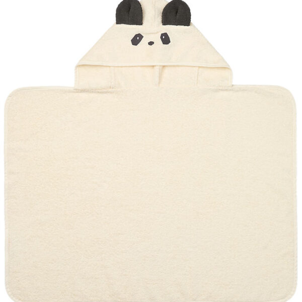 Liewood Babyhåndklæde - Vilas - Panda - Creme De La Creme