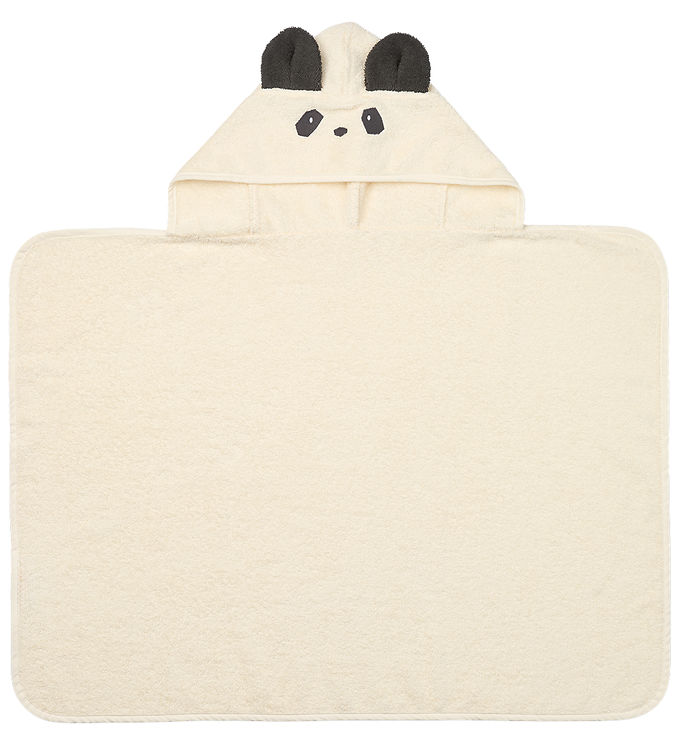 Liewood Babyhåndklæde - Vilas - Panda - Creme De La Creme Liewood Babyhåndklæde - Vilas - Panda - Creme De La Creme