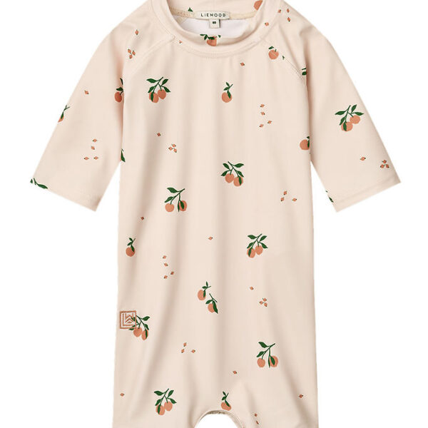 Liewood Badeheldragt - Thor - Peach/Sea Shell