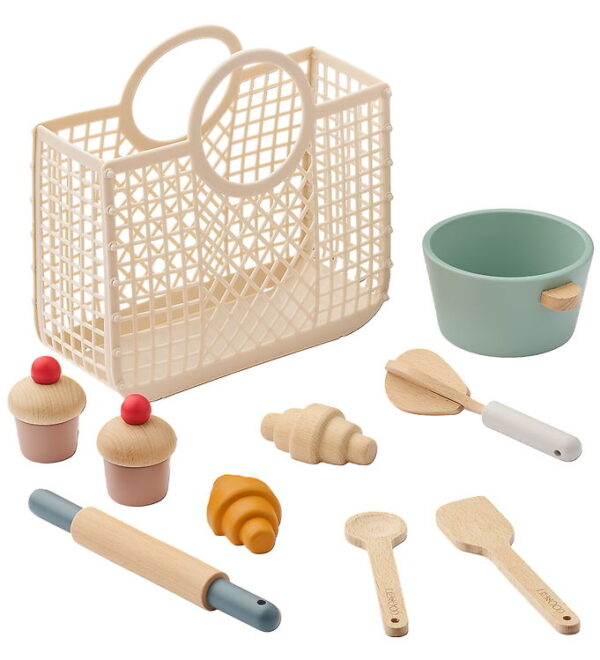 Liewood Kurv m. Legemad - Lisbeth Baking Play Set - Sandy Multi