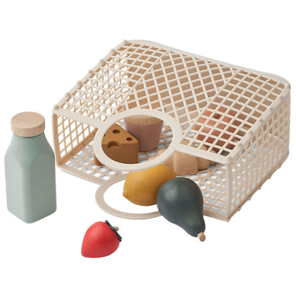 Liewood Kurv m. legemad - Florin Play Food & Grrocery Basket - S