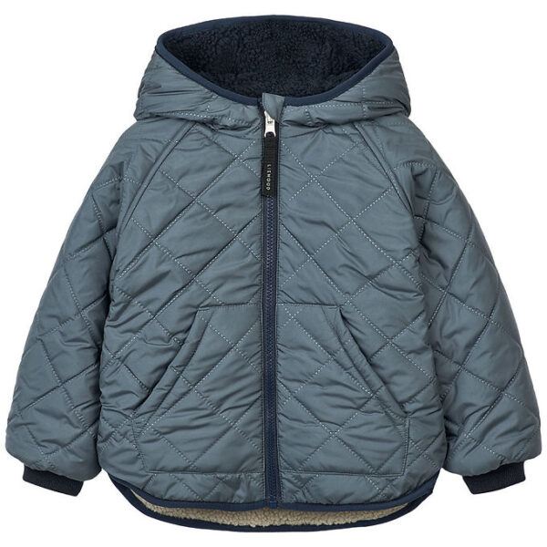 Liewood Termo/Fleecejakke - Jackson - Vendbar - Whale Blue Multi