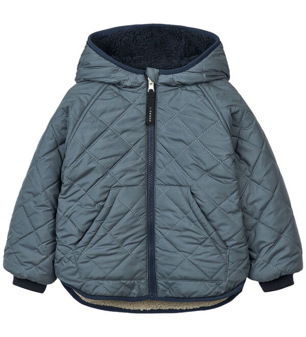 Liewood Termo/Fleecejakke - Jackson - Vendbar - Whale Blue Multi