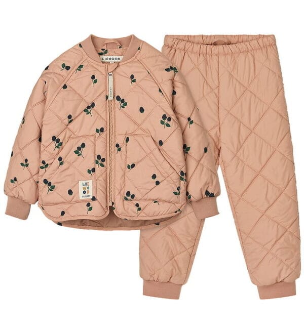 Liewood Termotøj - Zella - Berry/Pale Tuscany/Embroidery