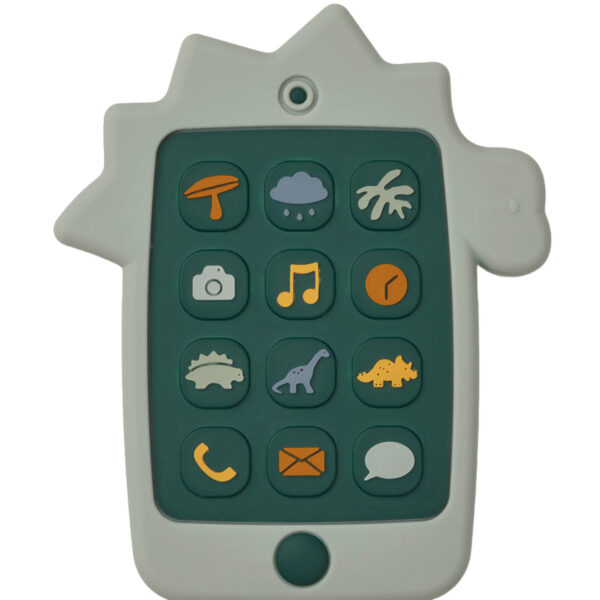 Liewood Thomas mobile phone teether - Dino dove blue