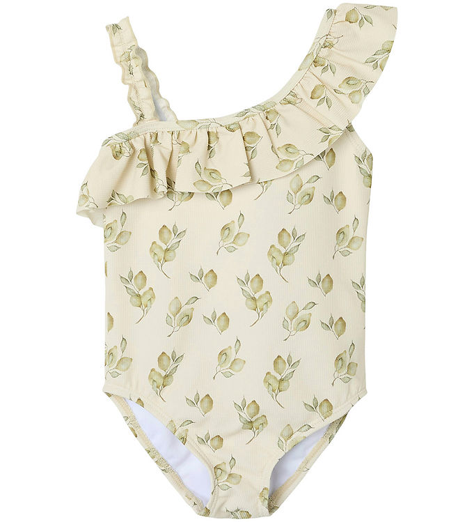 Lil Atelier Badedragt - NmfFloria - Turtledove Lil Atelier Badedragt - NmfFloria - Turtledove