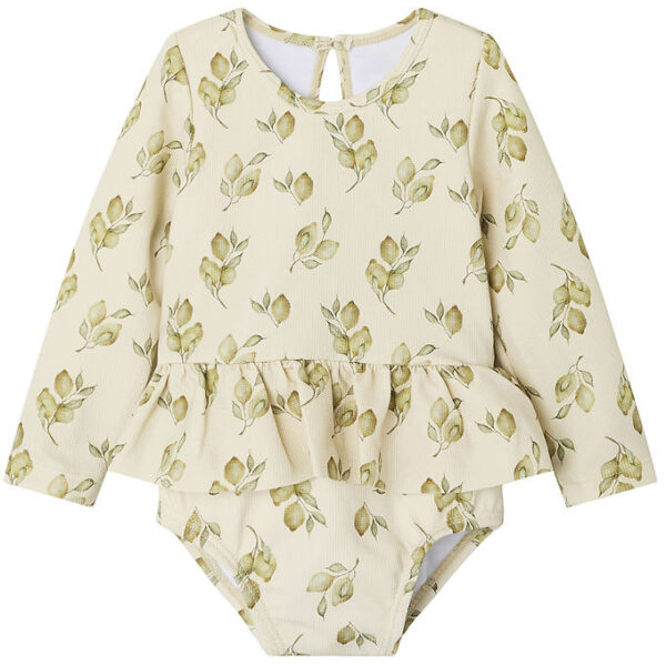 Lil' Atelier Badedragt - Vaflet - NbfFloria - Turtledove Lil' Atelier Badedragt - Vaflet - NbfFloria - Turtledove