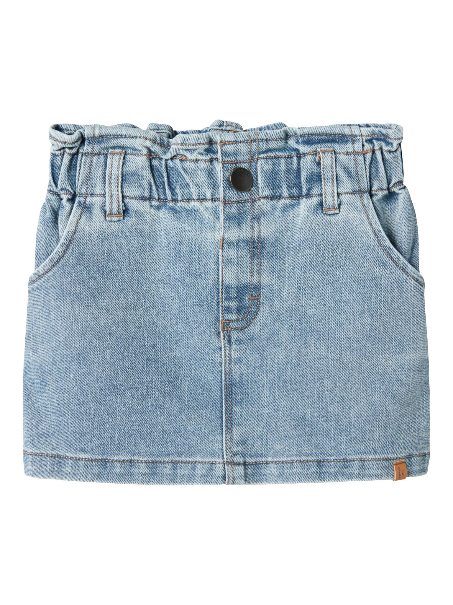 Lil Atelier Darlee Denim Skirt - Medium Blue Denim - 92 cm