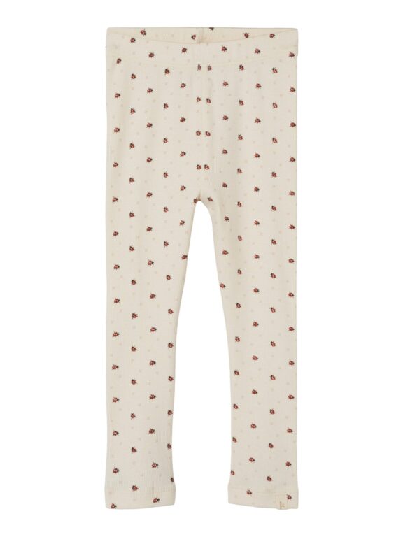 Lil Atelier Gago Kye Slim Leggings med Mariehøne - Whitecap Gray - 92 cm Lil Atelier Gago Kye Slim Leggings med Mariehøne - Whitecap Gray - 92 cm