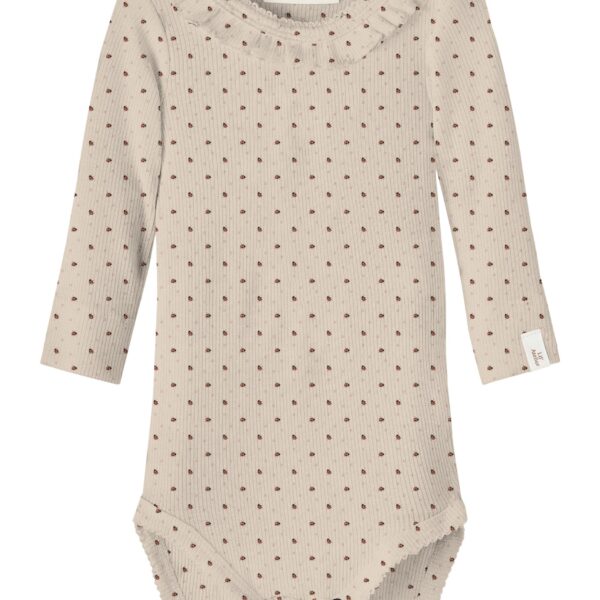 Lil Atelier Gago Slim Body med Mariehøne - Baked Clay - 56 cm