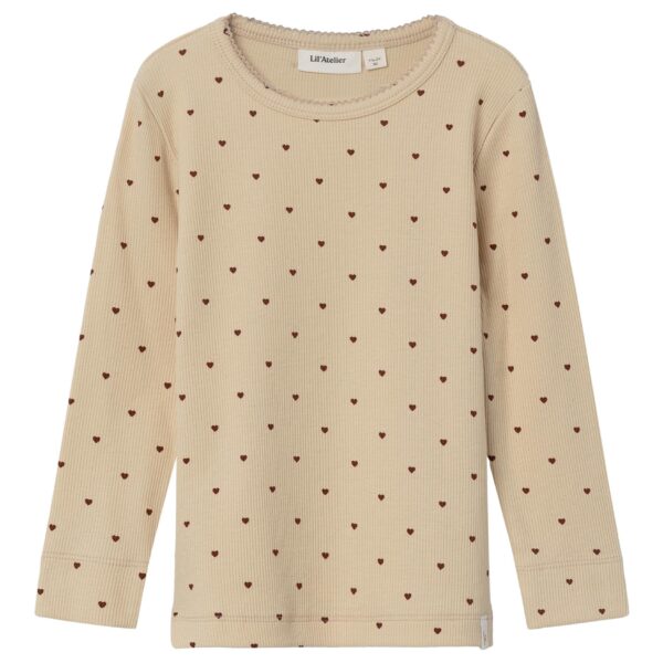 Lil Atelier Gago Slim Shirt - Fired Brick - 92 cm