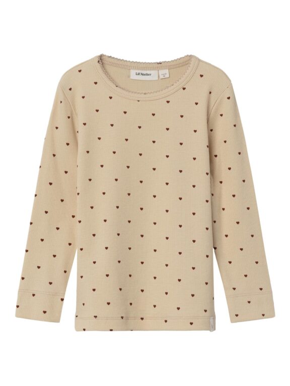 Lil Atelier Gago Slim Shirt - Fired Brick - 92 cm