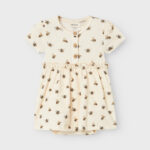 Lil Atelier Gavo Kin Body Kjole med Humlebi - Turtledove - 56 cm