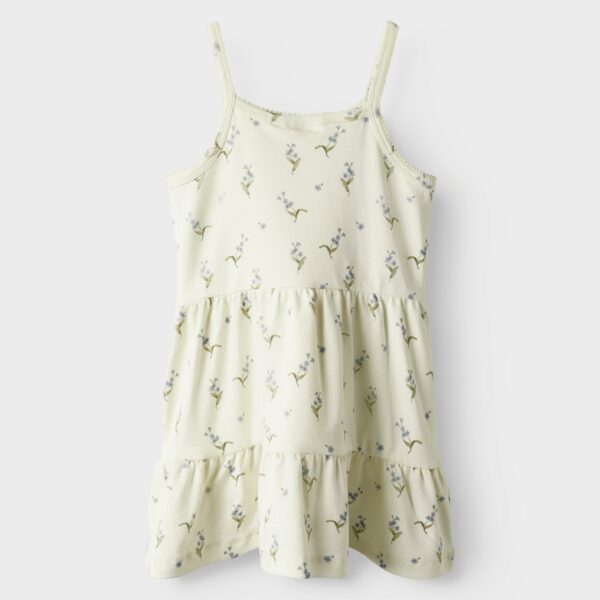 Lil Atelier Gayo San Strap Dress - Coconut Milk/Forget med not - 92 cm