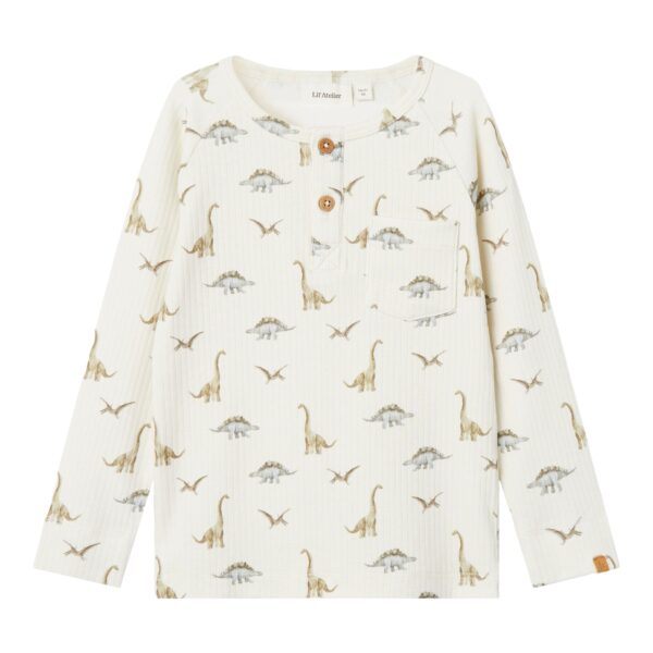 Lil Atelier Gio Bob Slim Bluse - Turtledove - 92 cm