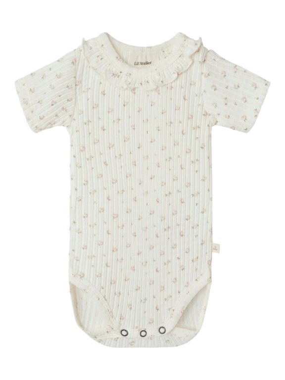 Lil Atelier Hulla Hua SS Slim body - Coconut Milk - 56 cm