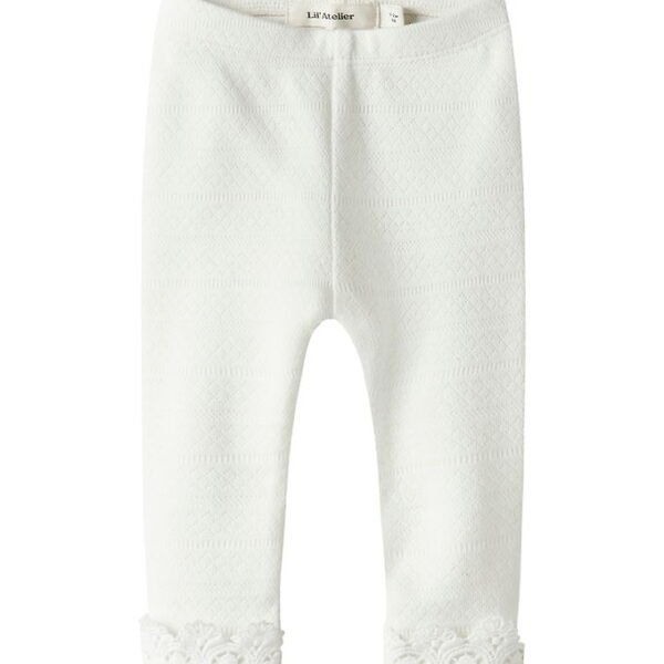 Lil Atelier Leggings - Slim - NbfTapia - Coconut Milk Lil Atelier Leggings - Slim - NbfTapia - Coconut Milk