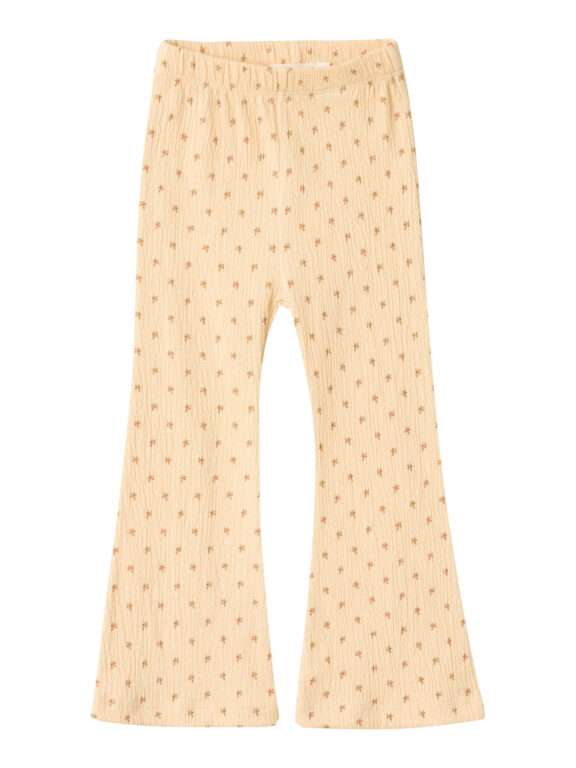 Lil Atelier Nalo Bootcut Leggings - Wood Ash - 92 cm