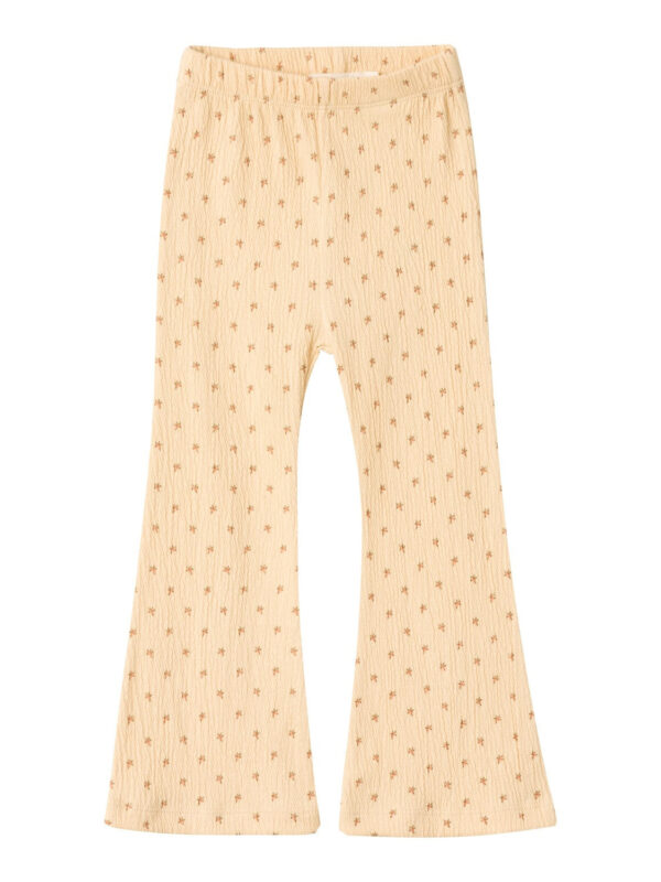 Lil Atelier Nalo Bootcut Leggings - Wood Ash - 92 cm Lil Atelier Nalo Bootcut Leggings - Wood Ash - 92 cm