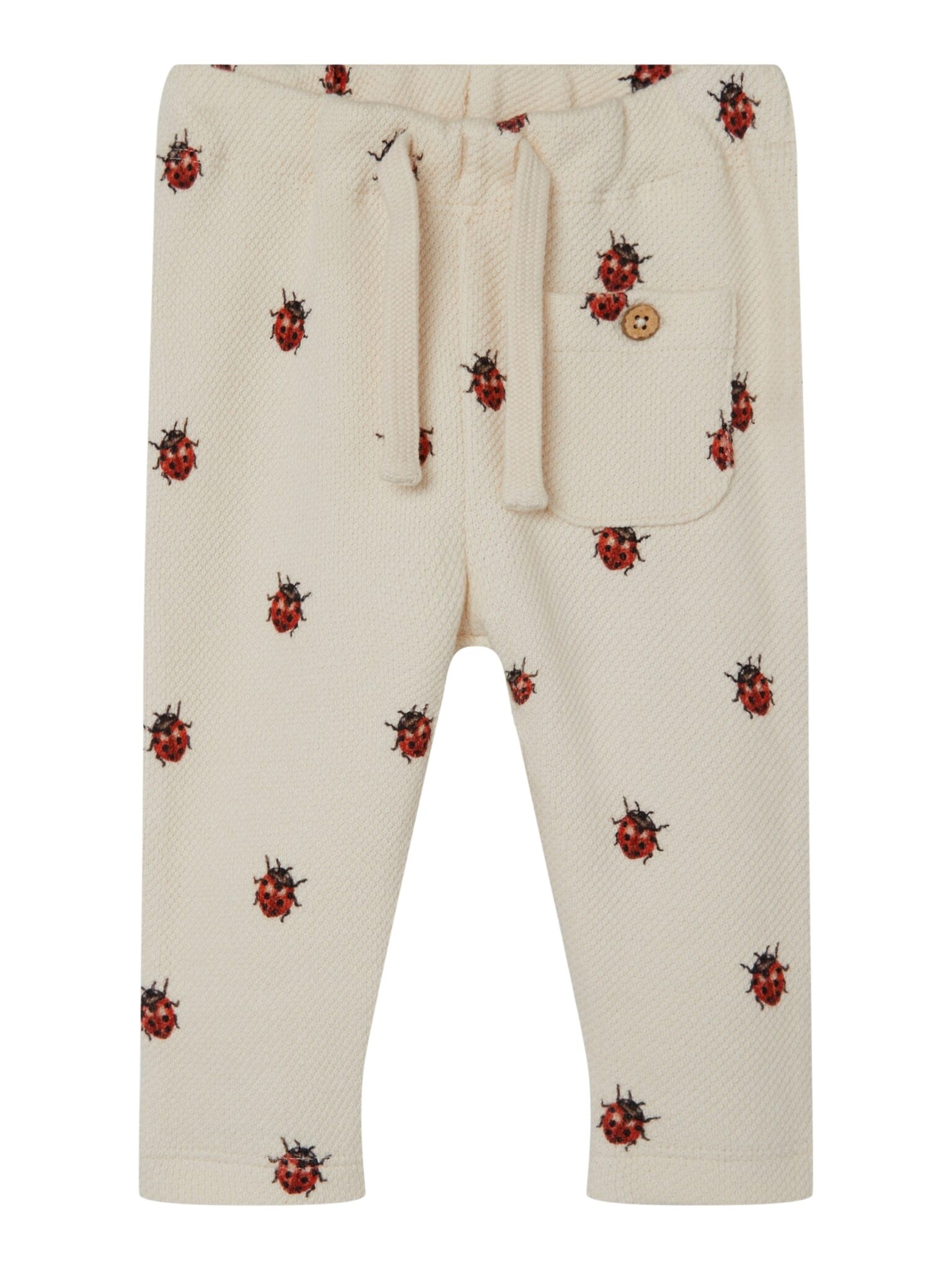 Lil Atelier Ronja Sweat Pants med Mariehøne - Whitecap Gray - 56 cm Lil Atelier Ronja Sweat Pants med Mariehøne - Whitecap Gray - 56 cm