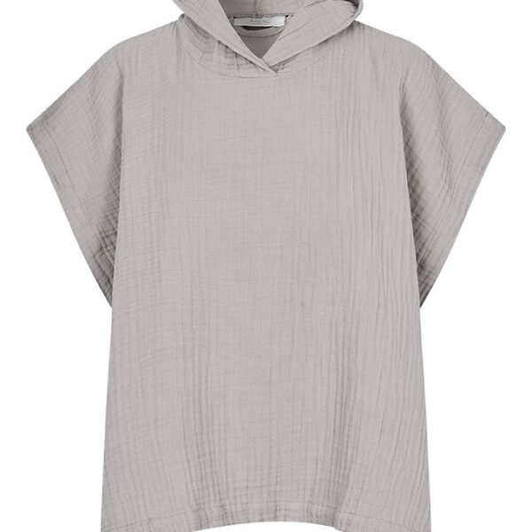 Lille Kanin Badeponcho - Musselin - Brown Smoke