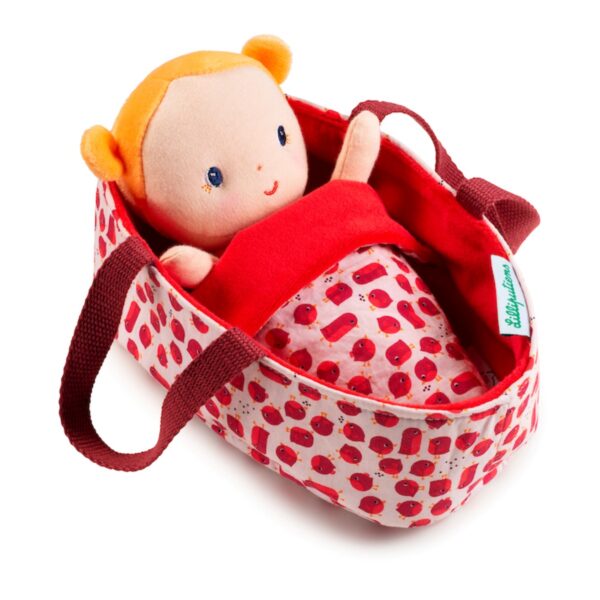 Lilliputiens | Stofdukke med lift, 22 cm. - Agathe