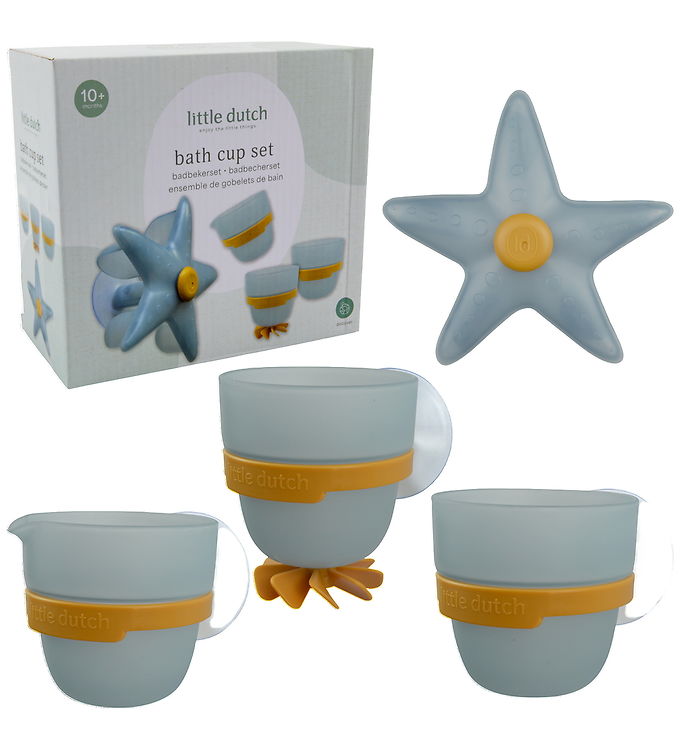 Little Dutch Badelegetøj - Badekopper - Starfish - Blue Little Dutch Badelegetøj - Badekopper - Starfish - Blue