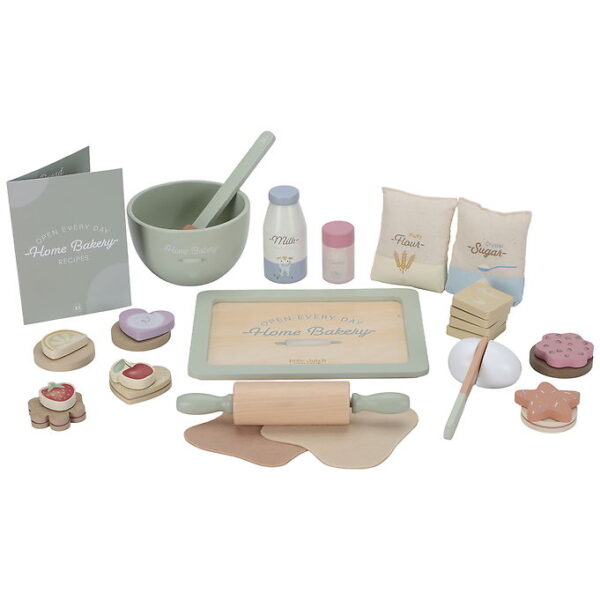 Little Dutch Bagesæt - Træ - Grøn