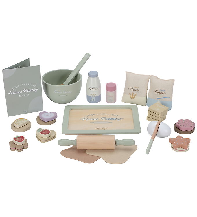 Little Dutch Bagesæt - Træ - Grøn