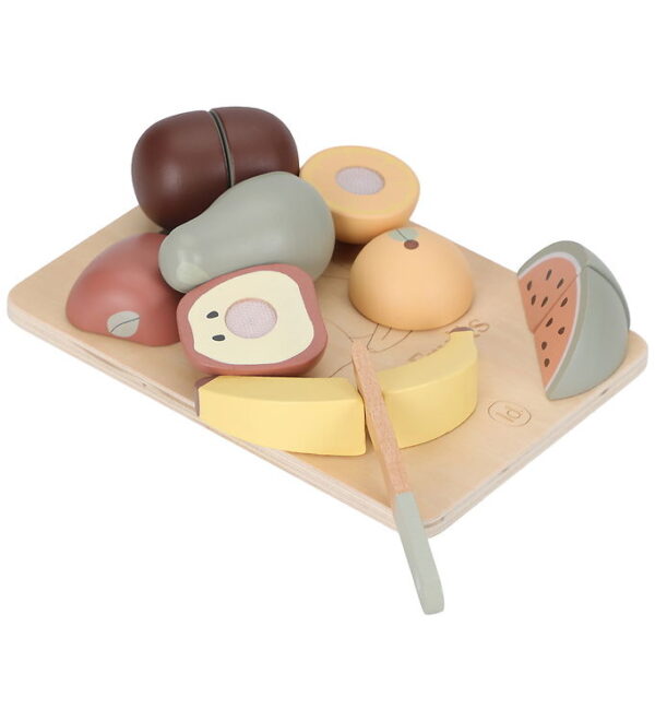 Little Dutch Legemad - Træ - Skærebræt m. Frugt