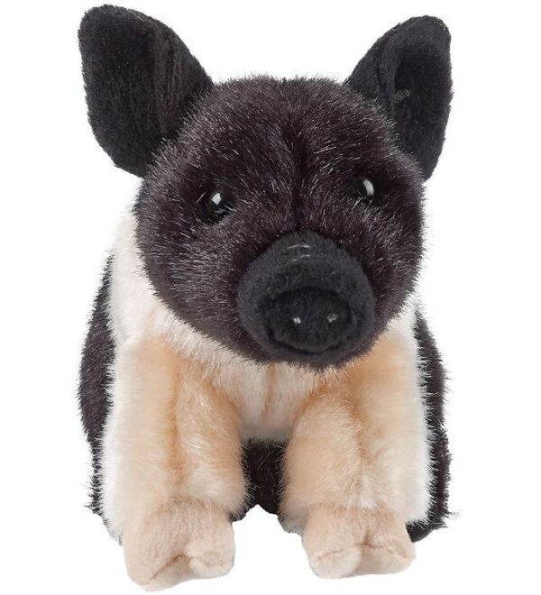 Living Nature Bamse - 14x14 cm - Pattegris - Sort/Rosa Living Nature Bamse - 14x14 cm - Pattegris - Sort/Rosa